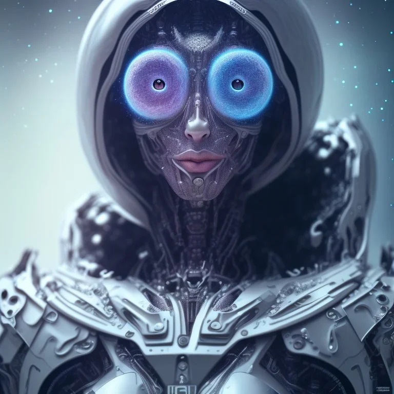 portrait full human body, meditation, universe, fractal, realistic, 8k, high quality, extreme detail, symmetrical, high resolution background.