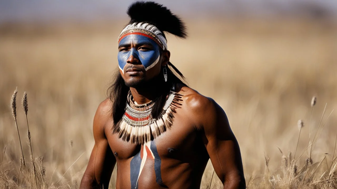 The painting of a man's face and body among the plains tribes during the buffalo days was said to be a form of mental conditioning. Warriors would paint themselves with personal protective designs and colors before they engaged in battle with an enemy. Hence the stereotypical term “war paint.”