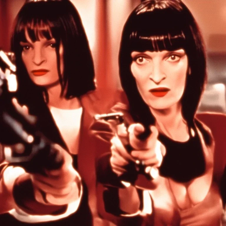 Pulp Fiction movie, scene, mia, uma thurman