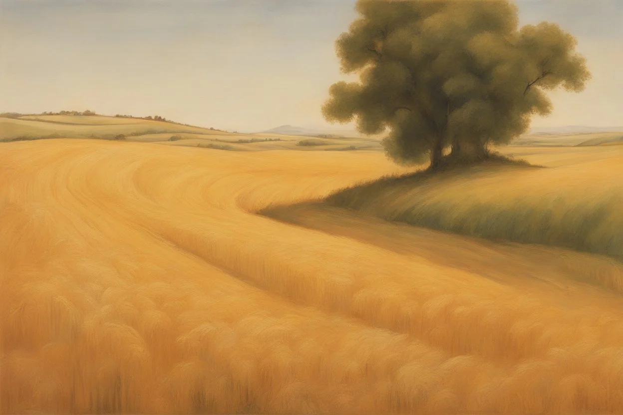 wheat field by pantormo