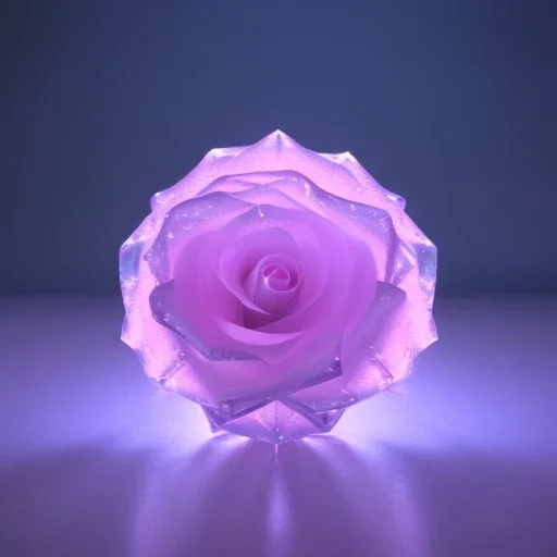 transparent multicolor crystal rose realistic,cinema lighting, unreal engine 5, cinema4d, octane render, hyperphotorealistic