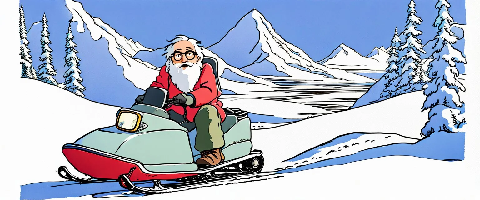 Studio Ghibli, Hayao Miyazaki, Snowmobile adventure, a heart warming tale, Alberta