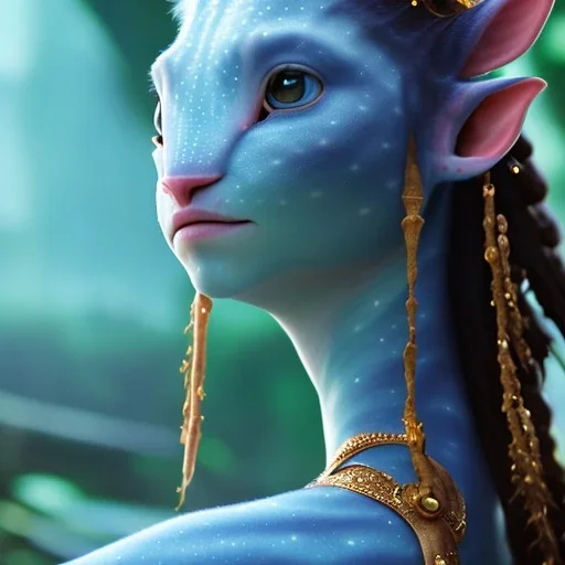 Pandora. It is not clear what you mean by a "makeup-wearing baby" in the context of the film Avatar. horse