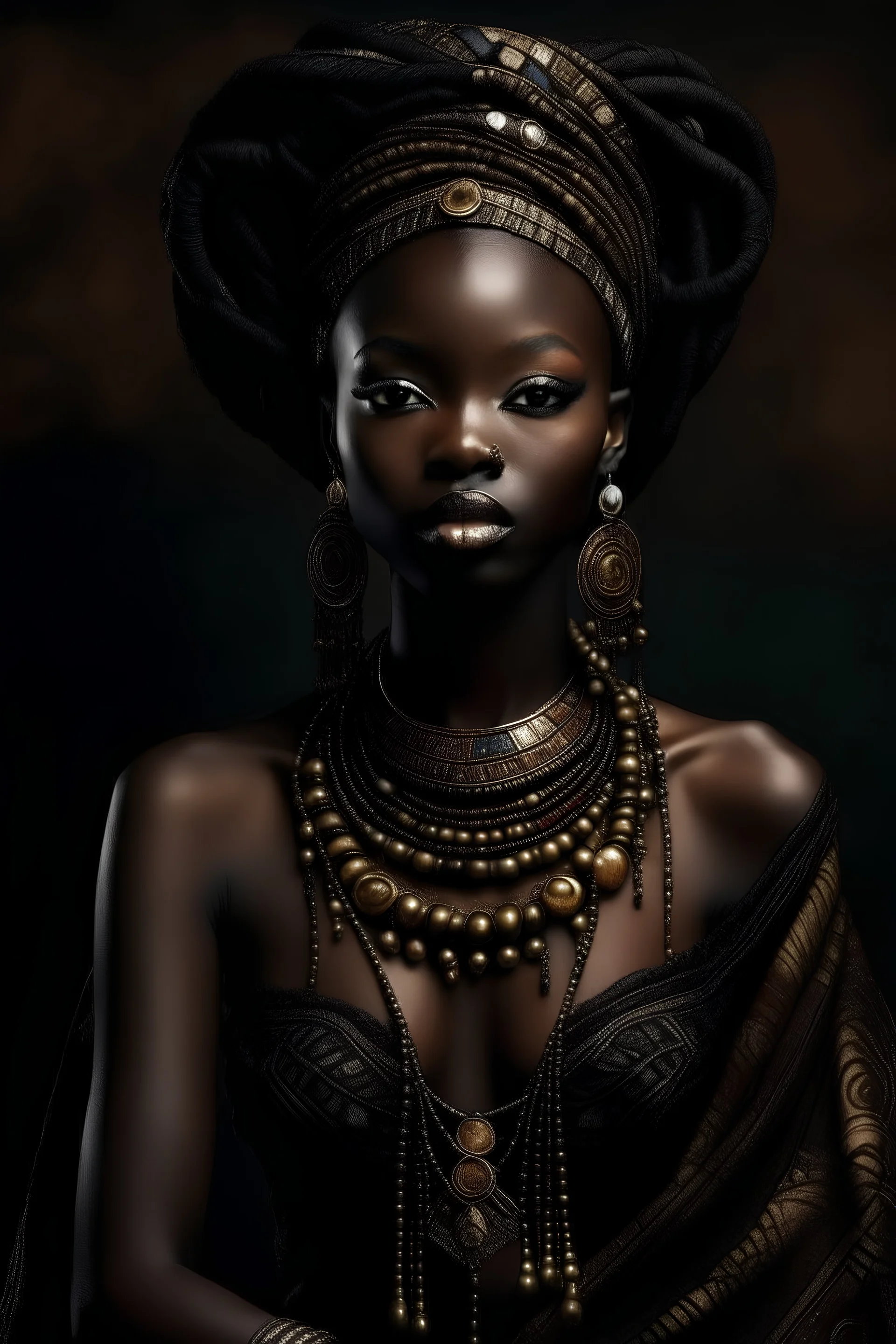 Black African enchantress