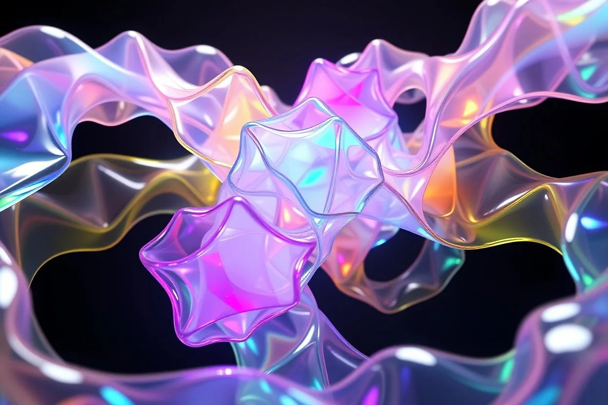 give a blender 5.2 lst code to create A hypnotic loop of colored translucent 3D structures evolving and morphing, fluid geometry shifting between organic and geometric forms, iridescent glass material with internal glow,instances must have random translucent matrial smooth camera orbit, dark gradient background, seamless motion, cinematic lighting, generative art style, 4k.do with geo nodes