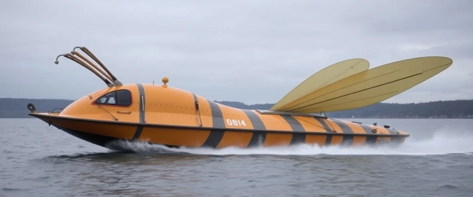 boat that looks like a hornet