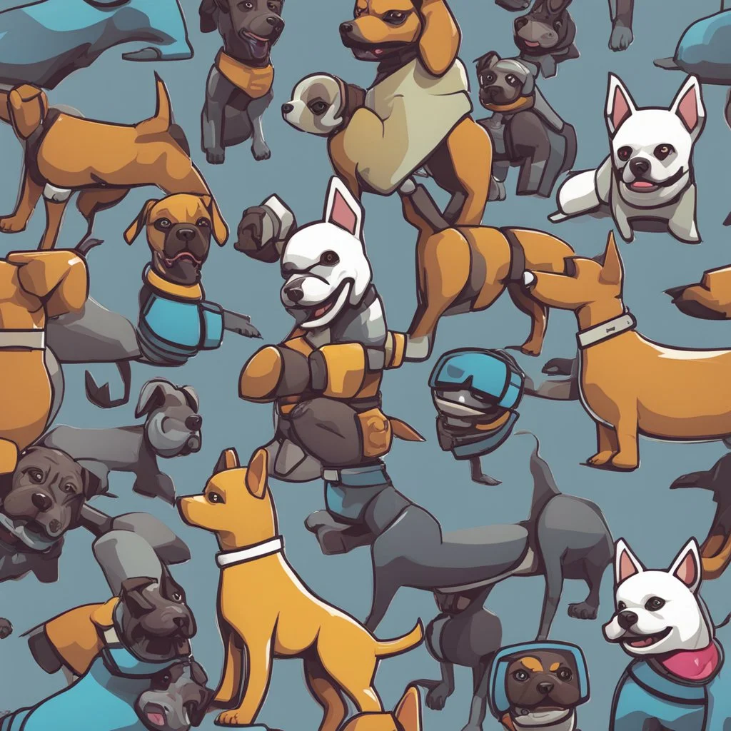 Dog cyber 3D