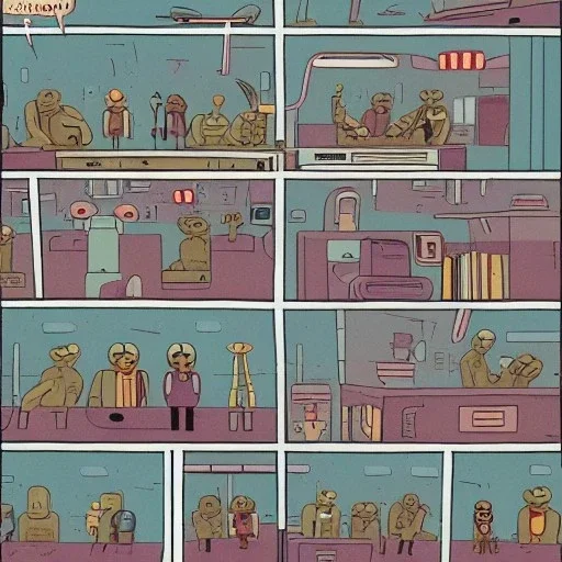 Aliens by Chris ware