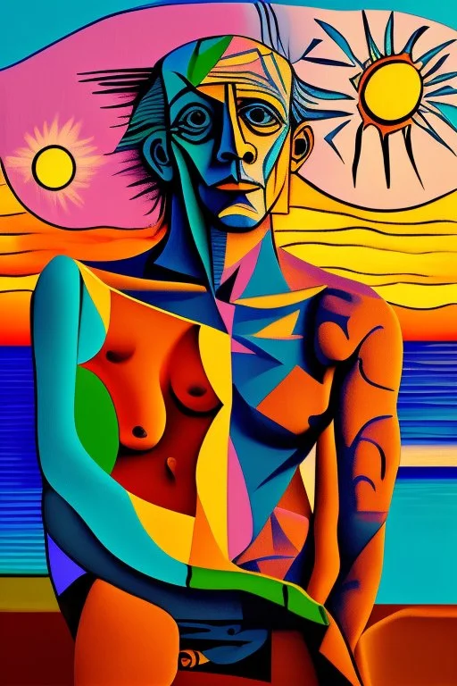 sunset picasso