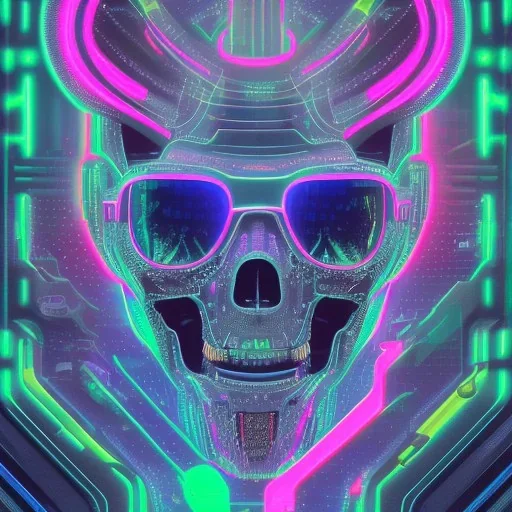 Men neon future cyberpunk cocaine