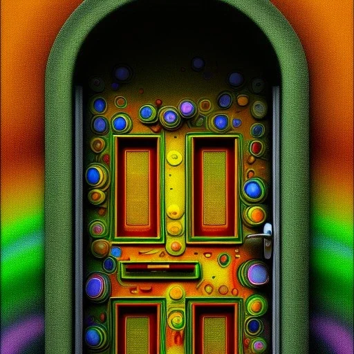 door, some psychedelic mushrooms never seen before photography