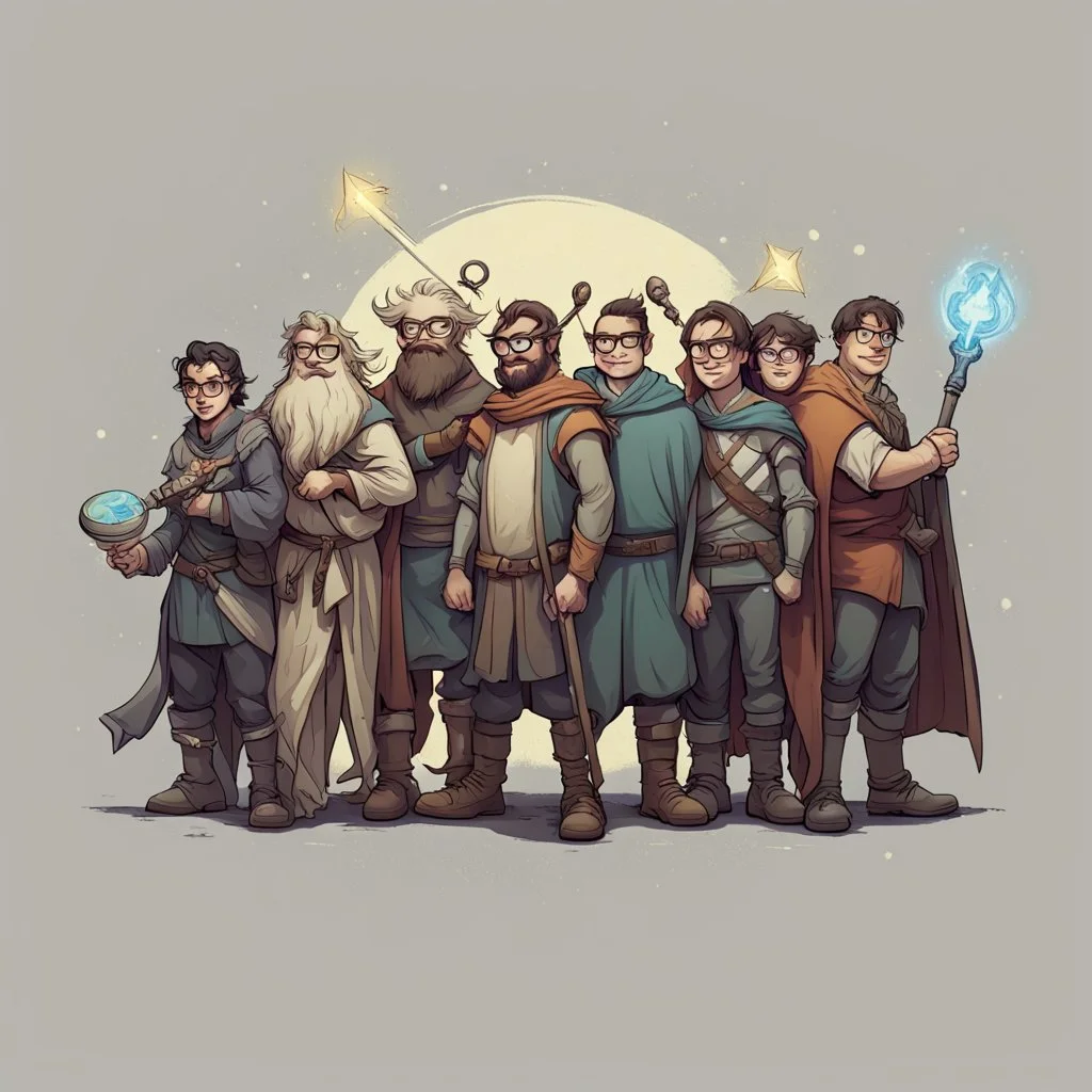 Fellowship of the geeks and nerds (no text)