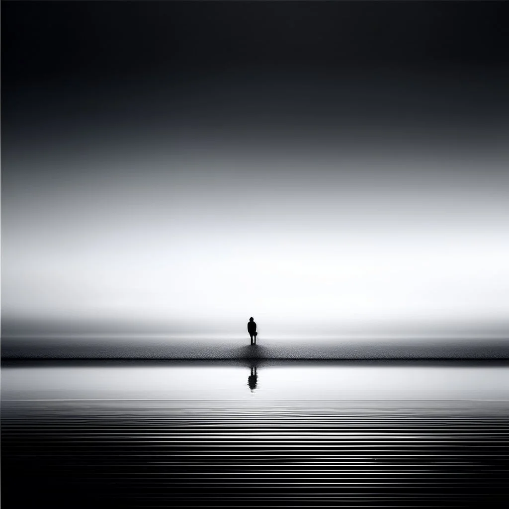 minimal lonely scene, ex-machina, by Ebru Sidar