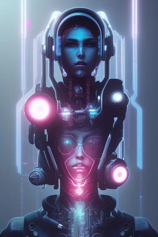 cyberpunk, head