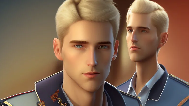 George is estimated to be 28 years of age (as of Broken Sword 4). His trademark appearance consists of blond hair, cut short in the back but left long in the front, as well as jeans with incredibly deep pockets and a blue-green jacket over a white t-shirt.