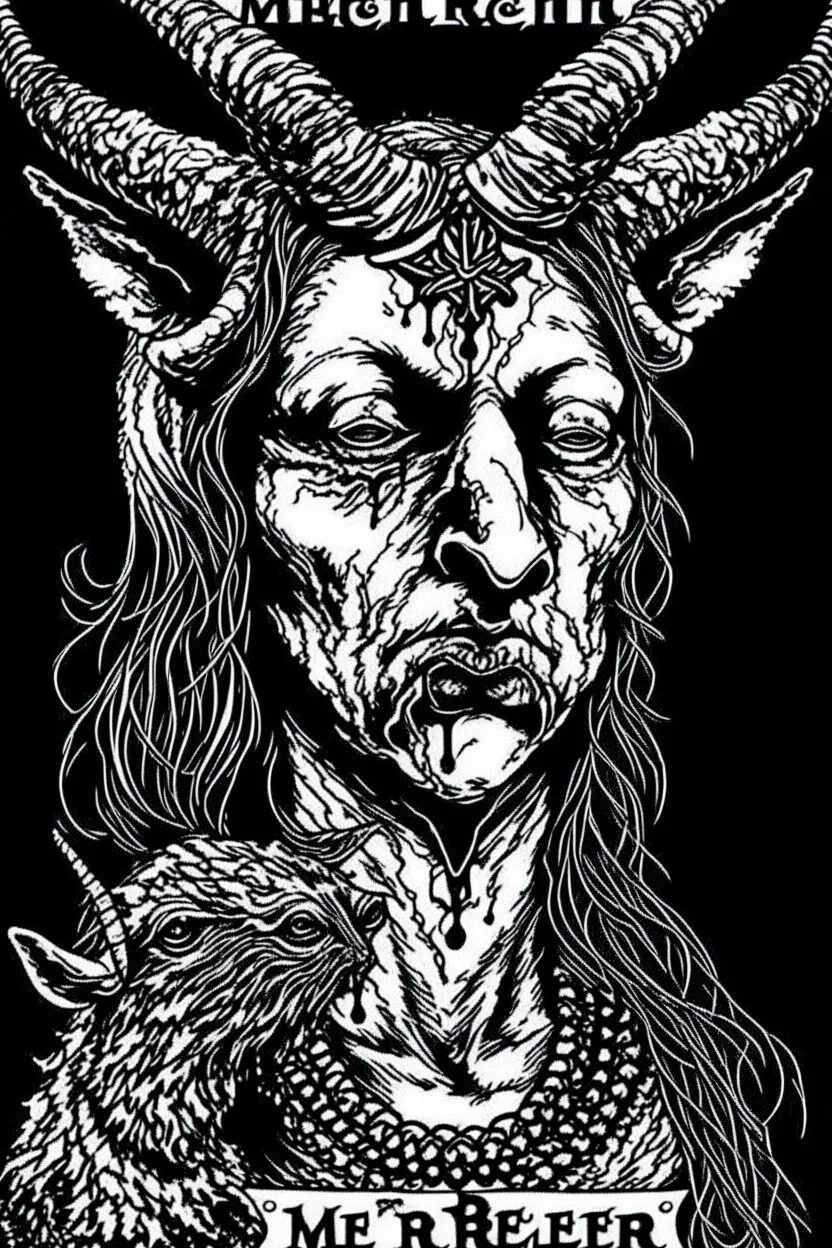 A goat black metal 2d