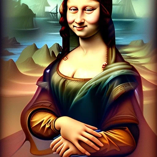 Monalisa as a Disney princess