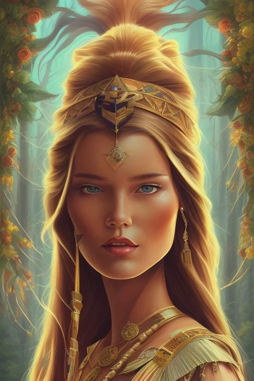 Pocahontas was a force to be reckoned witha woman whose spirit burned with an unyielding determination and an insatiable thirst for adventure. With fiery hair cascading in loose waves down her shouldersPocahontas possessed an allure that drew people in, leaving them captivated by her vibrant presence. Pocahontas's eyes sparkled with a mischievous glint, hinting at the secrets she held within.