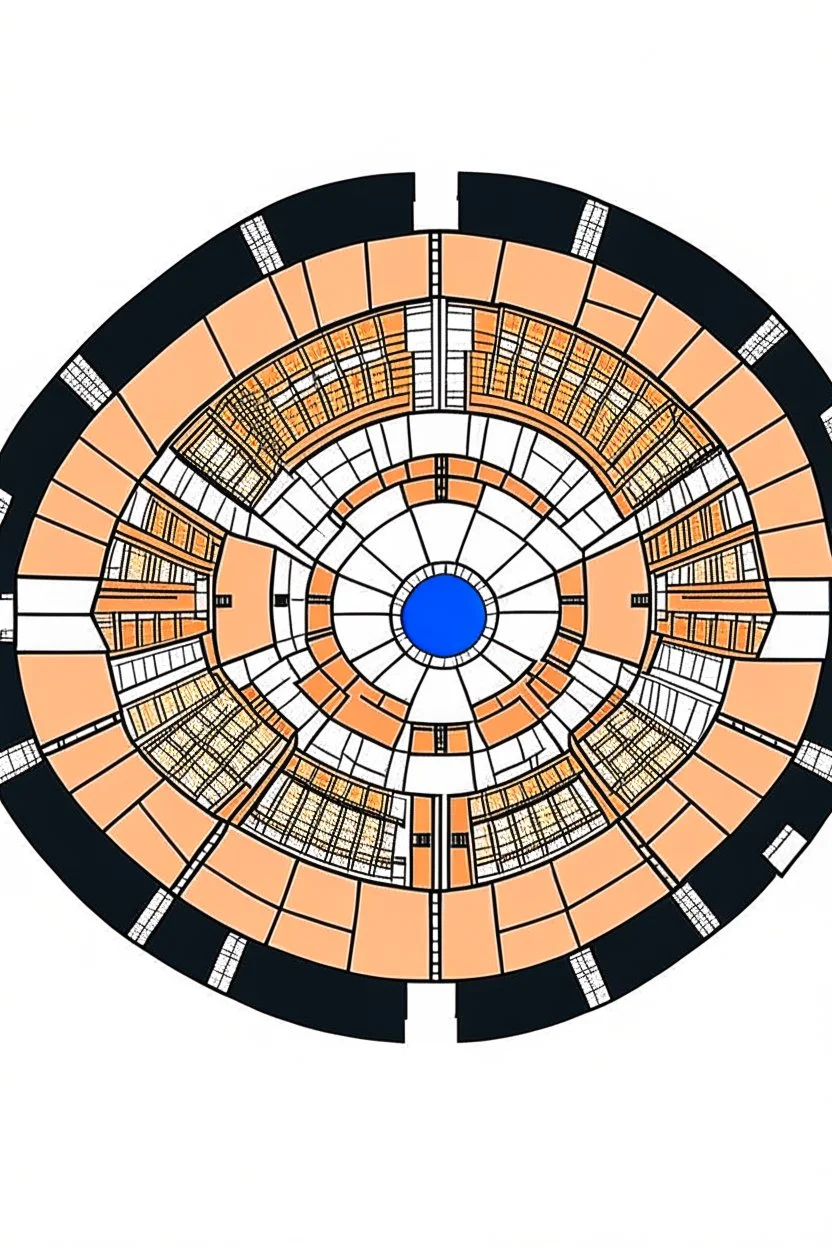 Elliptical theater scheme