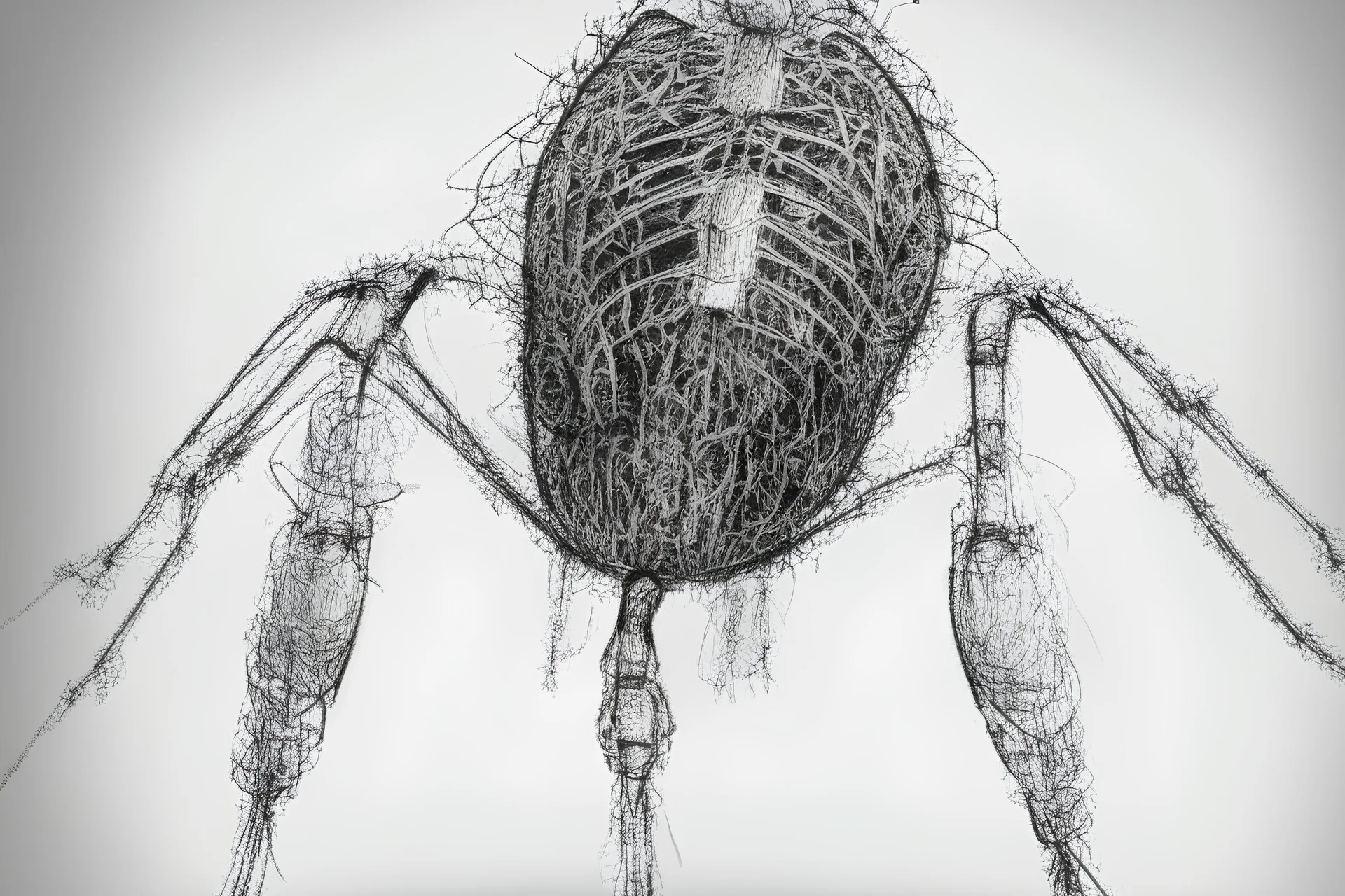 small, insect-like creature. It is about the size of a pea, and it has six legs and two antennae. The biot is made of a silvery metal, and it has a complex internal structure.