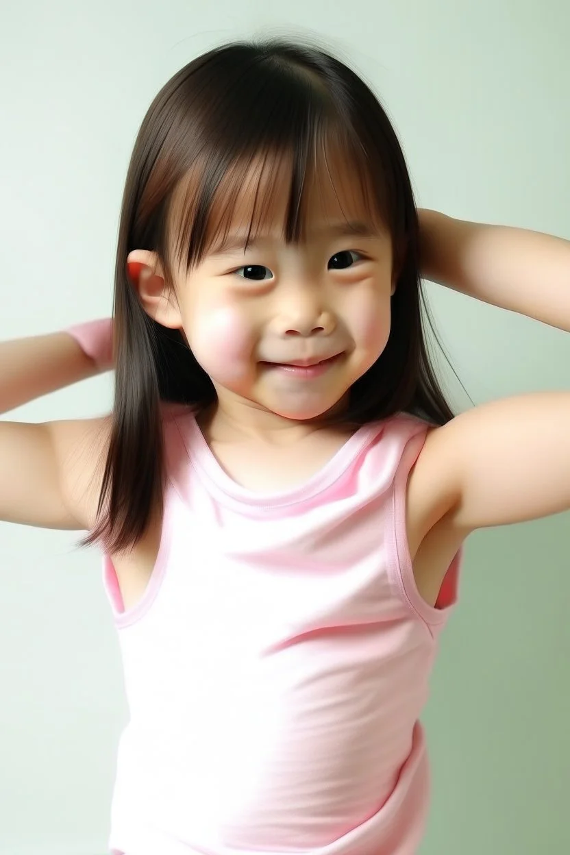 Girl kids armpit