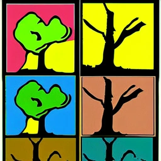 tree pop art