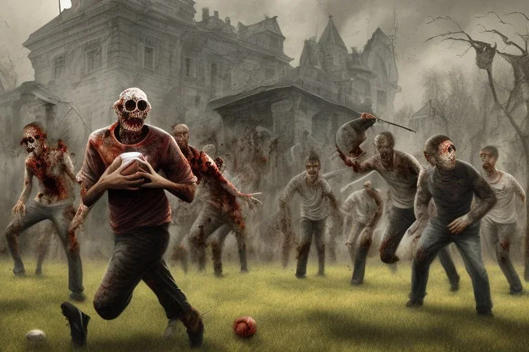 Football, zombie contre vampires