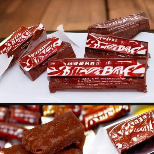 bone brand bar-b-q candy bar