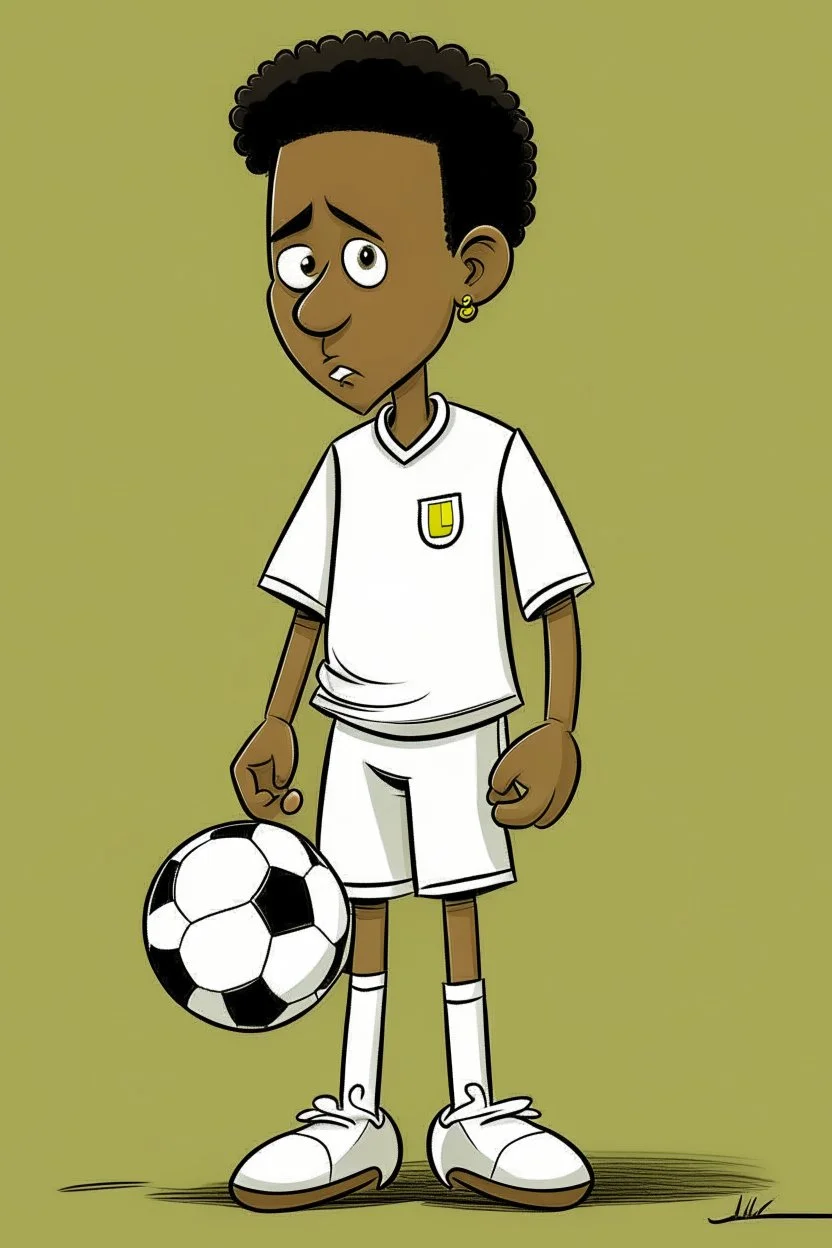 Nicholas Jackson Footballer, cartoon 2d