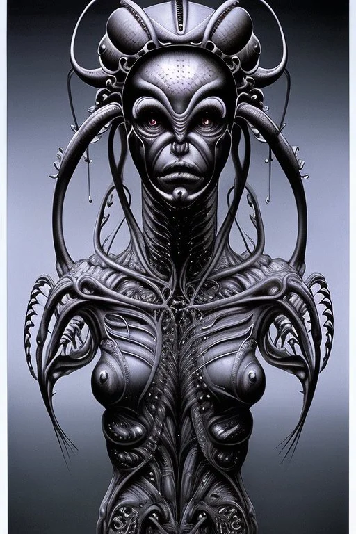 Biomorphic Biomechanical Alien Queen by Giger