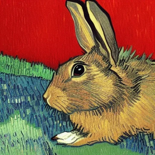 rabbit in the prison Van Gogh