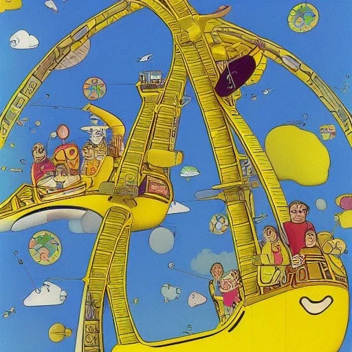 biplan yellow submarine