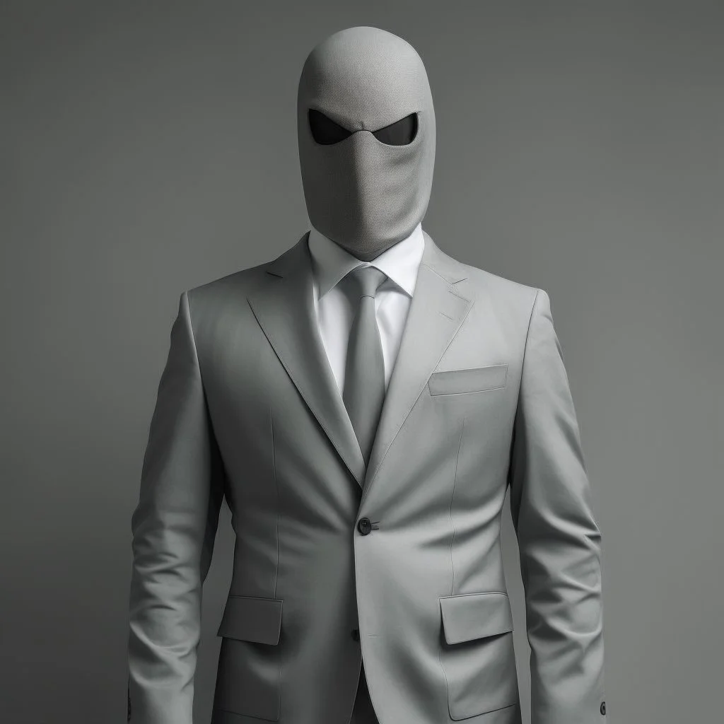 person, in a nothing suit