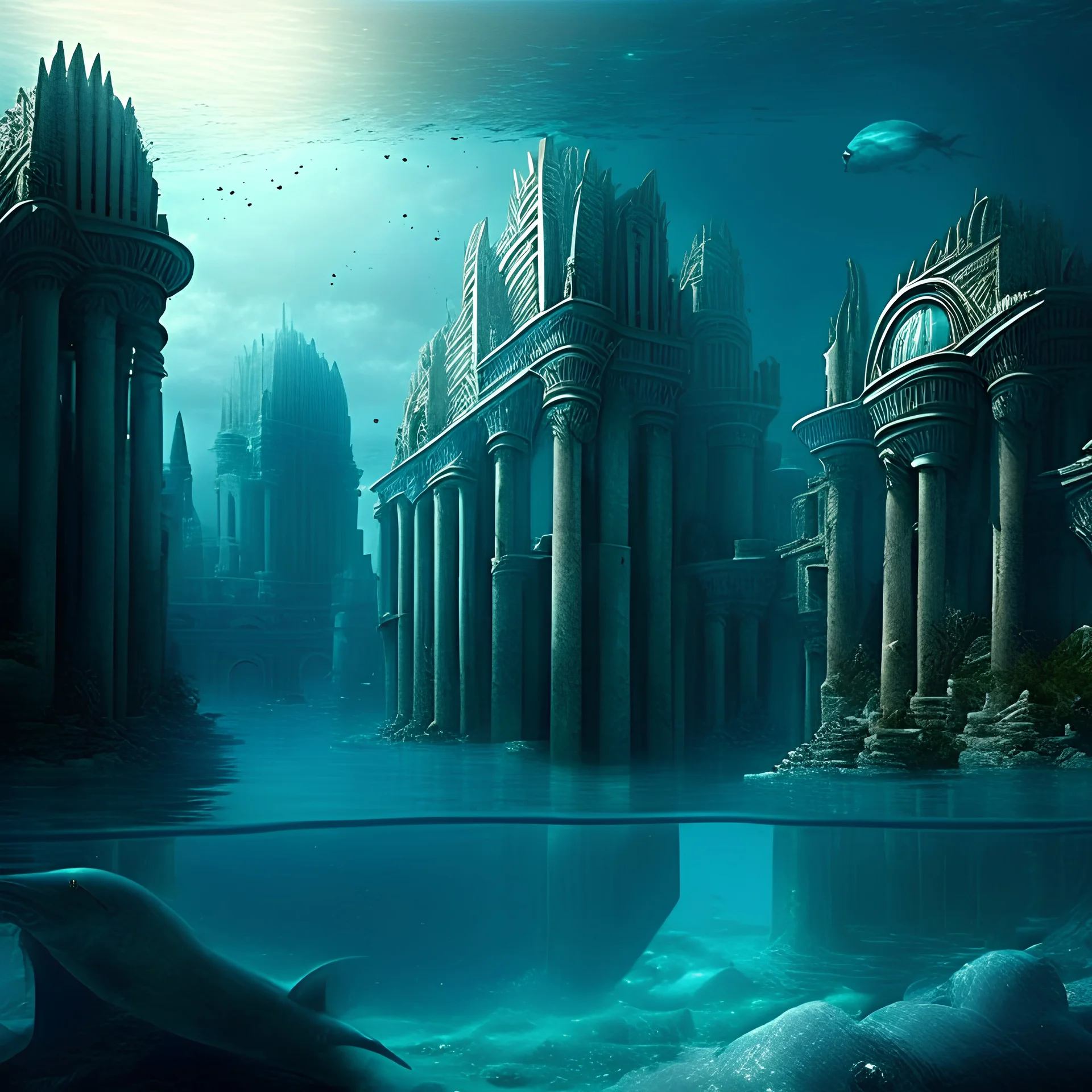 The city of Atlantis