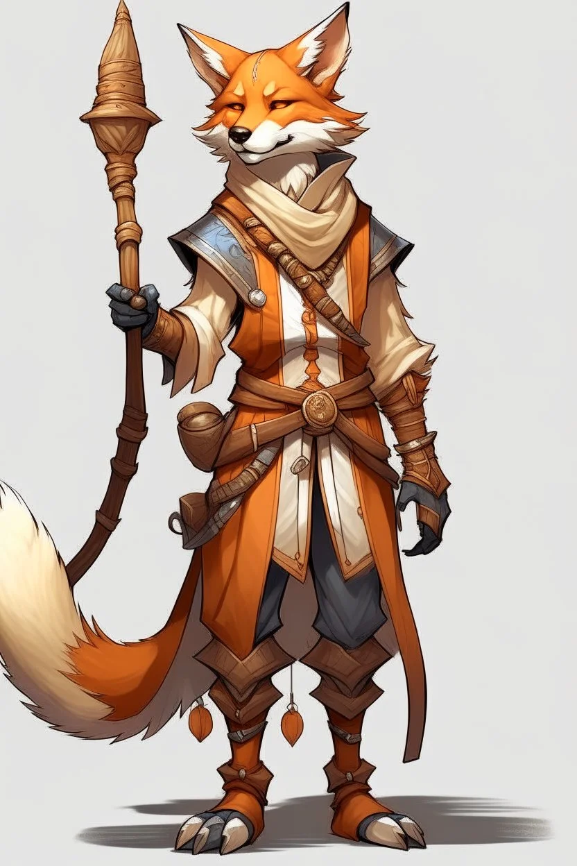 fox of nine tails humanoid cleric barbarian dnd