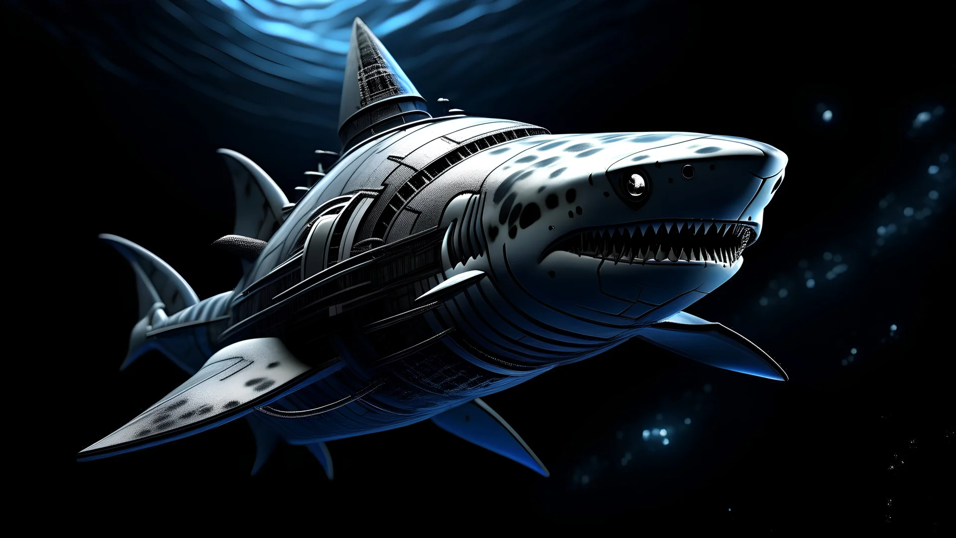vaisseau spatial requin