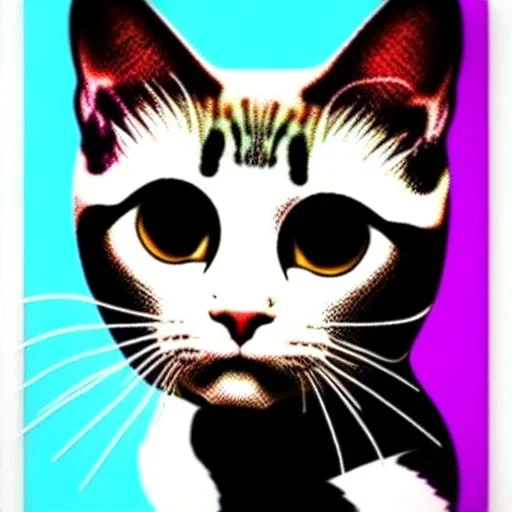 Pop art cats