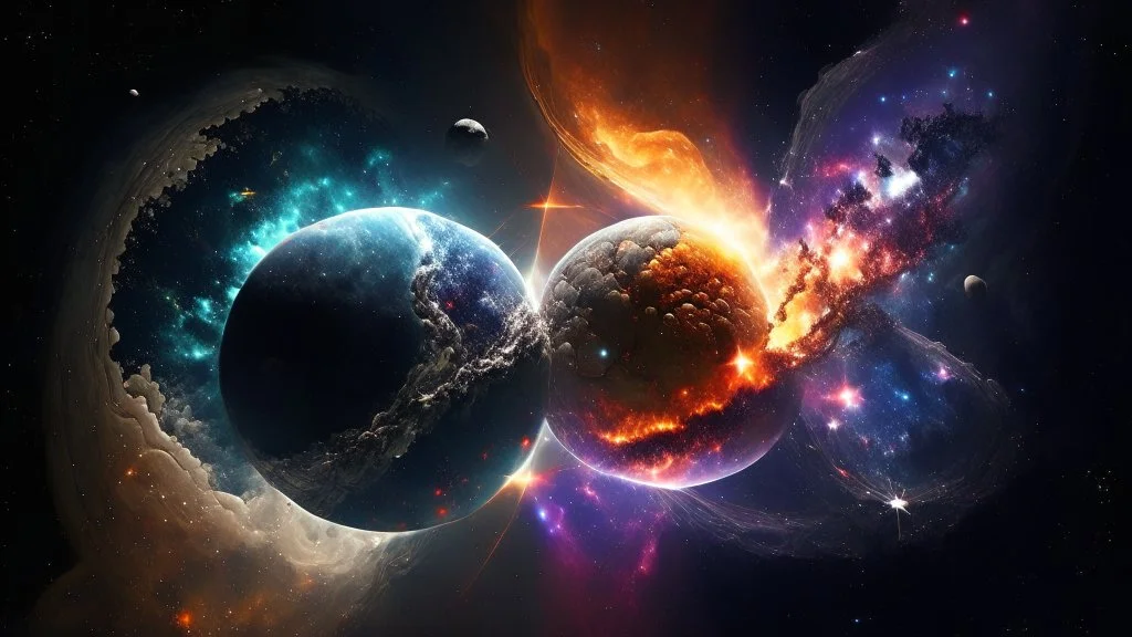 stars and planets collide