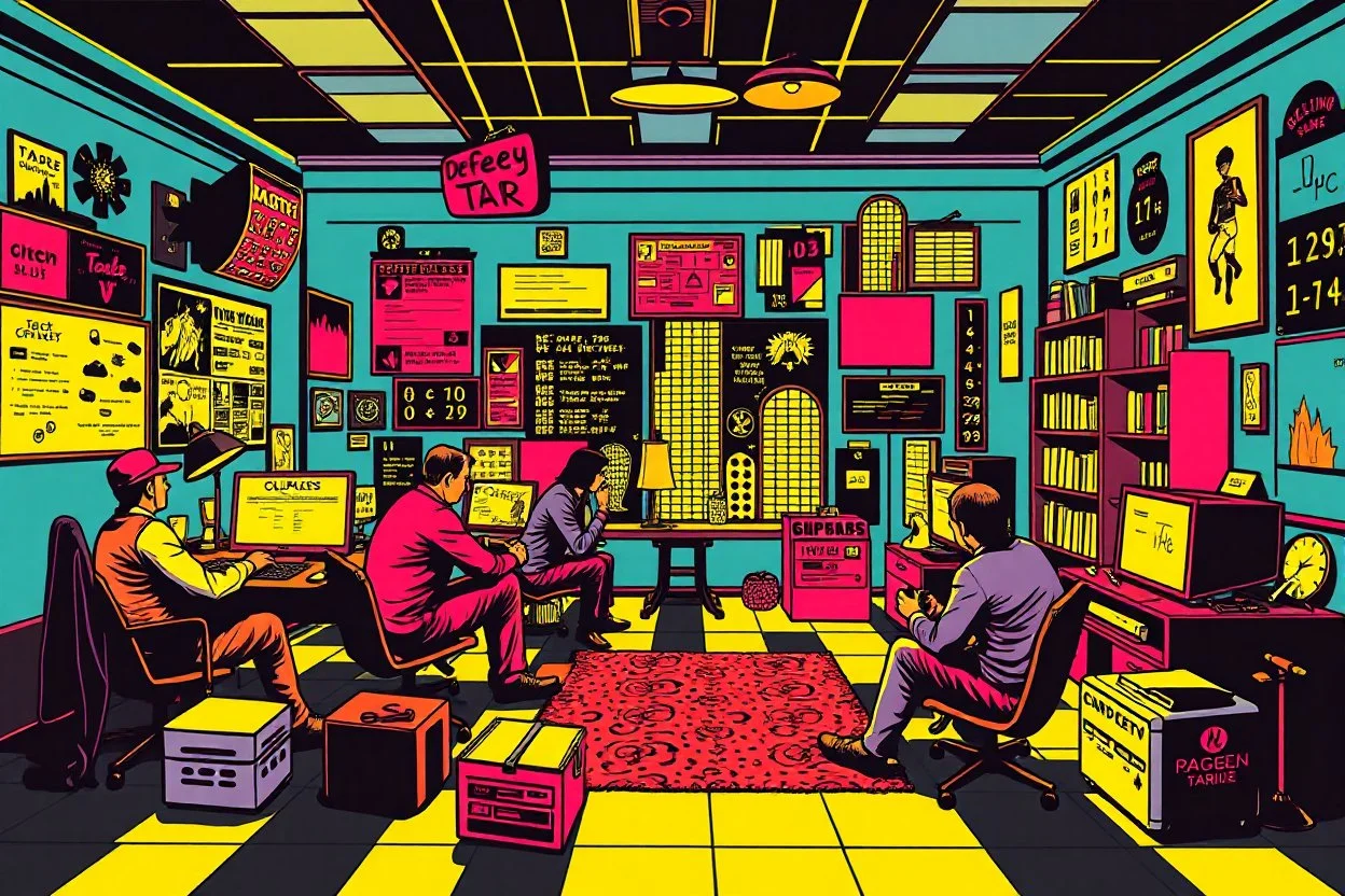 pop art pixels 1000 images cool degen mfer trade - retreat - strategise - repeat