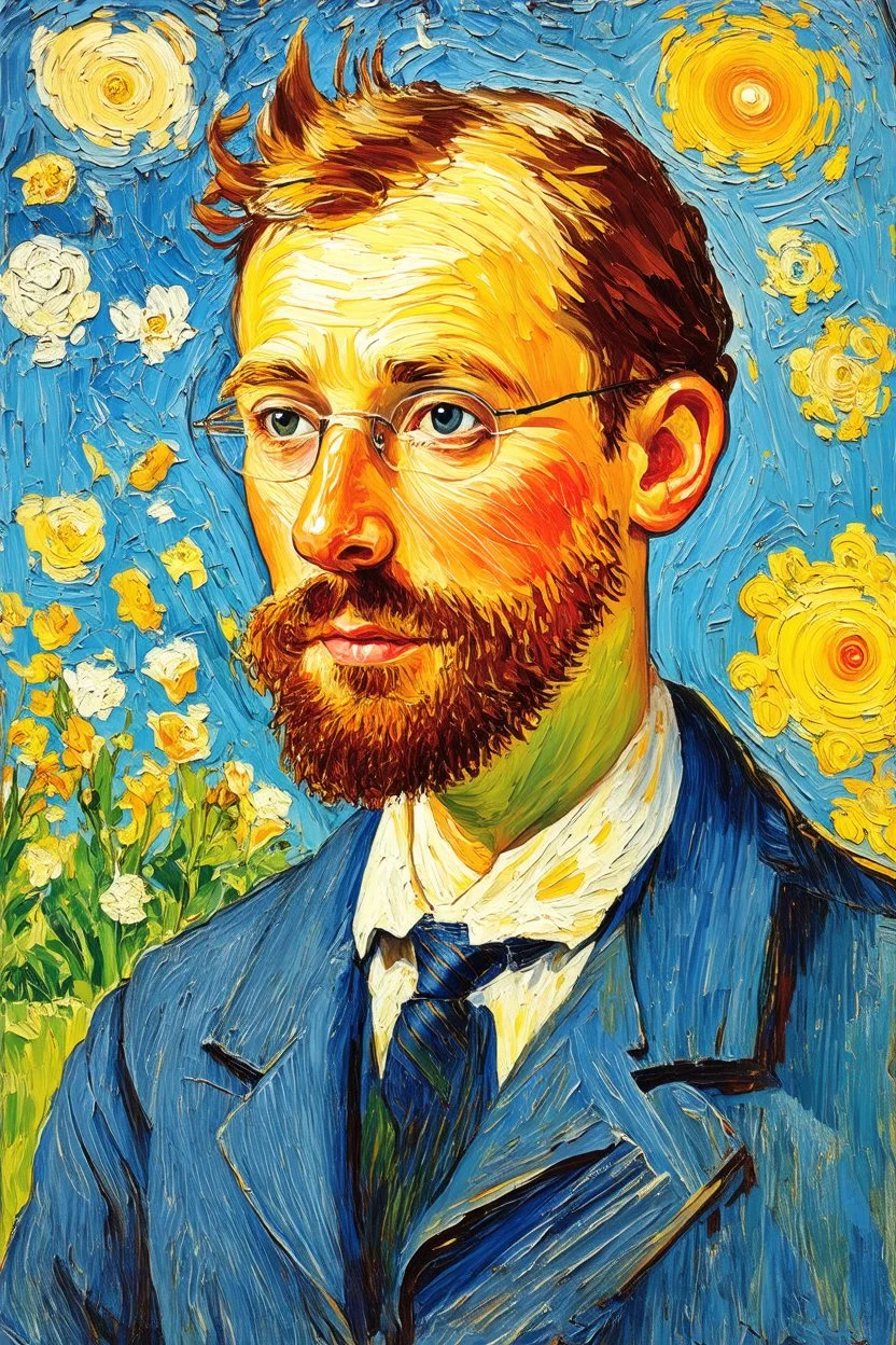 Stepping off your mental hamster wheel; Post-Impressionism in the style of Van Gogh
