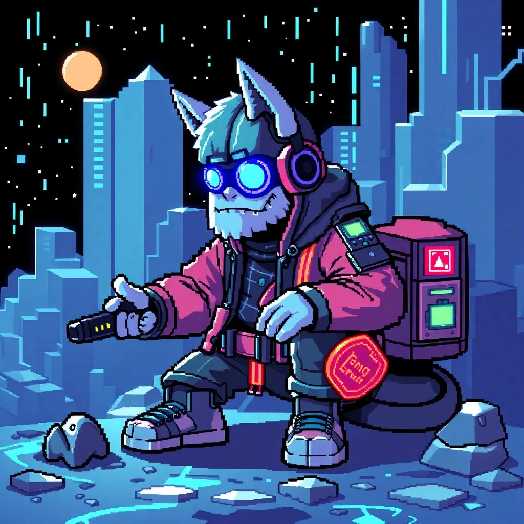 2-d pixel crypto punk called kenn