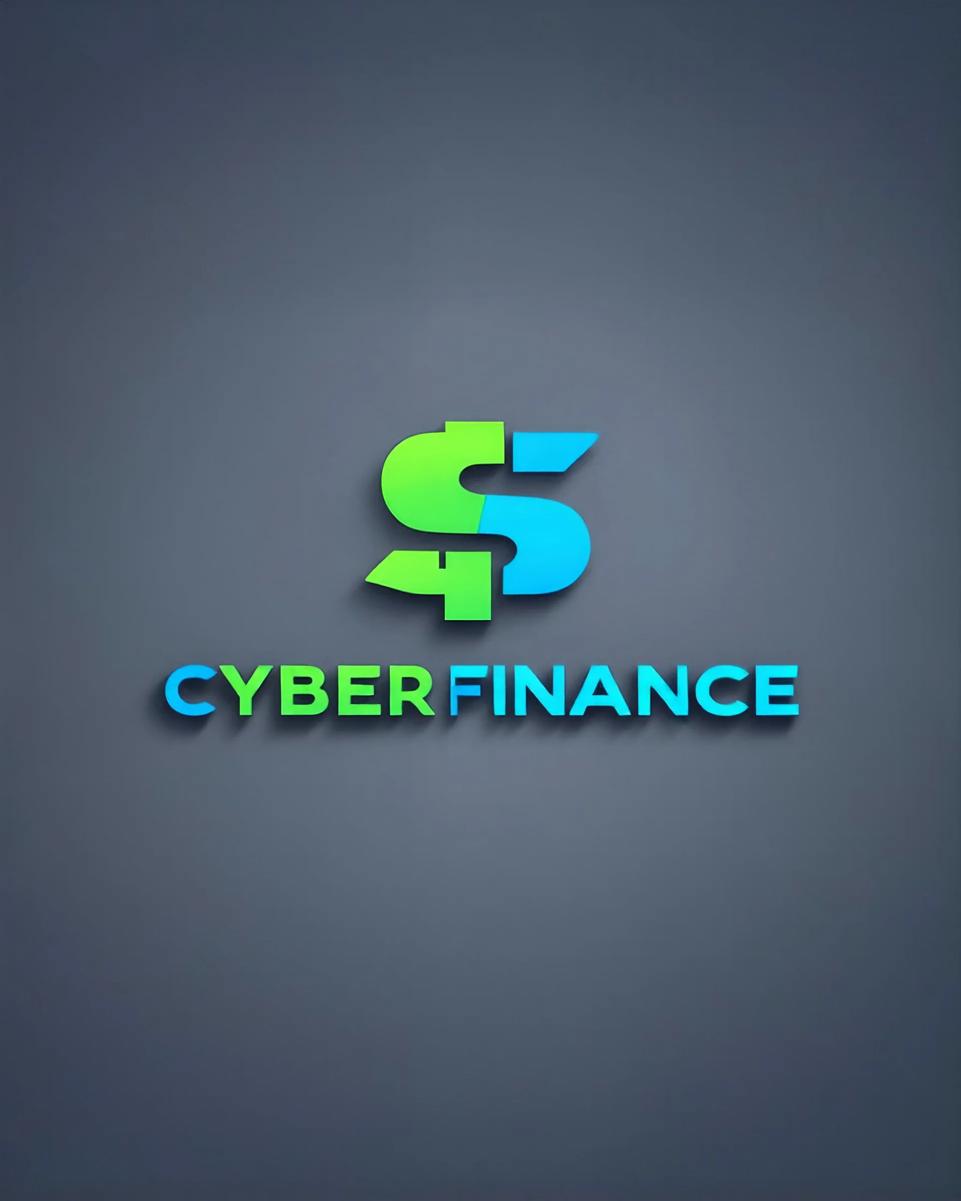 Cyber Finance logo Simple, easy and beautiful logo
