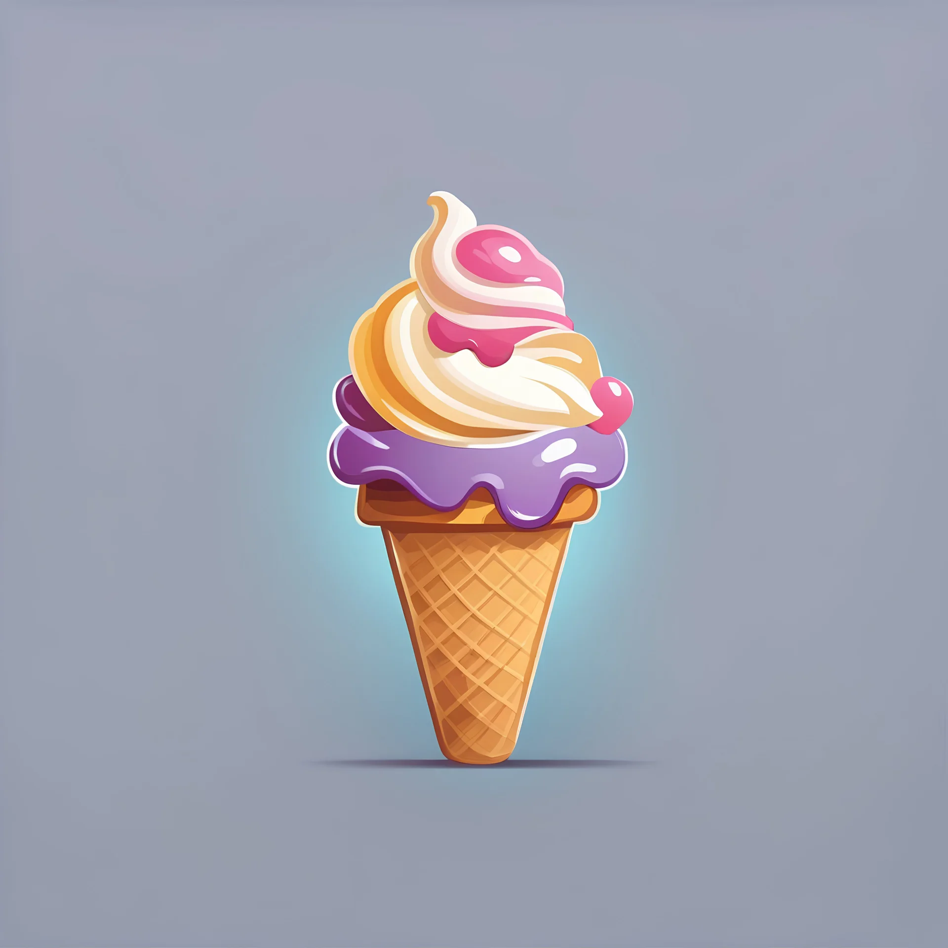 Vector ice cream vector icon