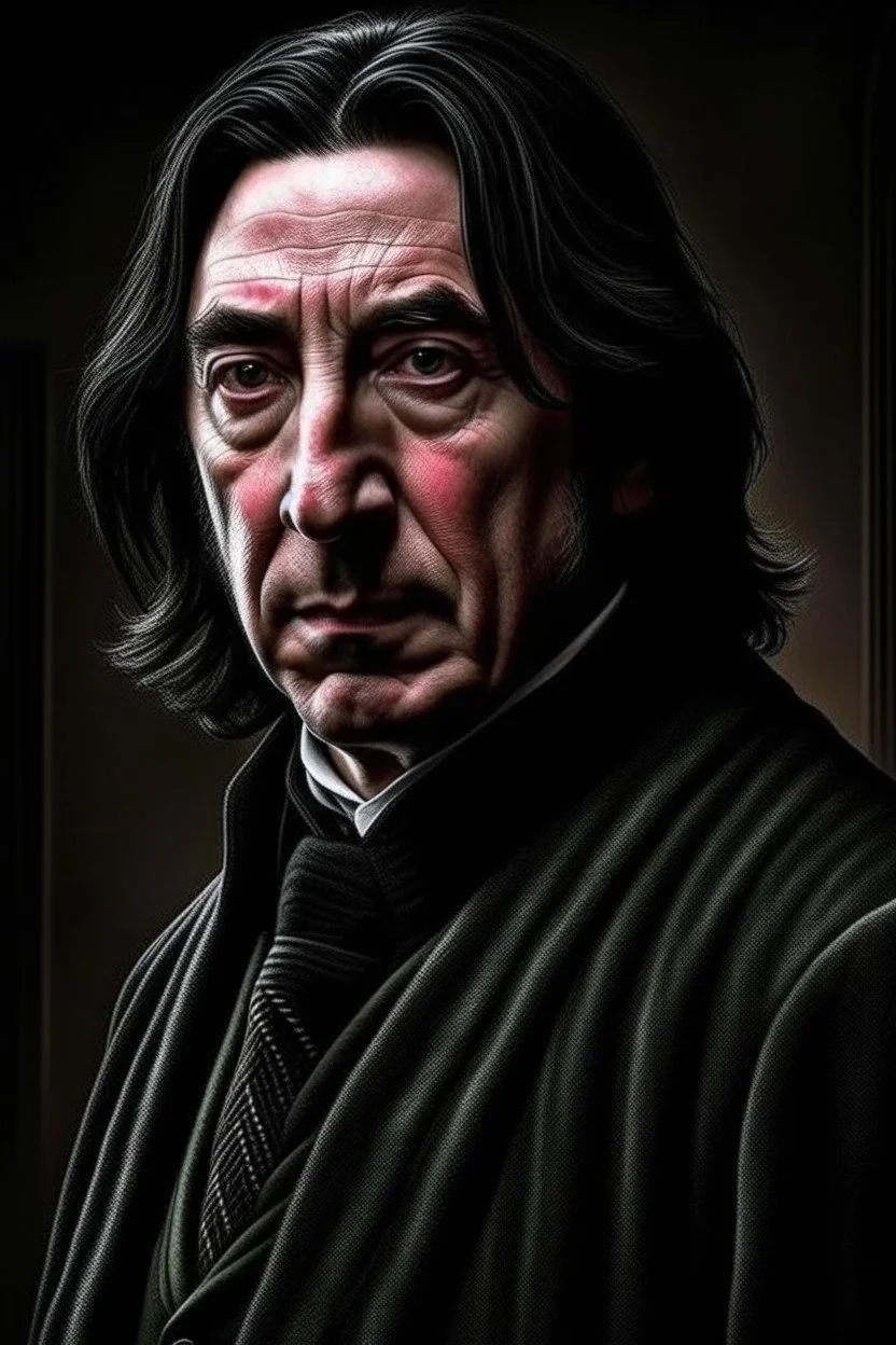 I want a picture that's more realistic, more like Professor Snape, and has a high level of horror.