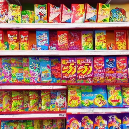 vary colorful kmart empty hyper-detail japan anime pocky