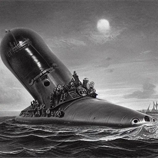  Jules Verne submarine