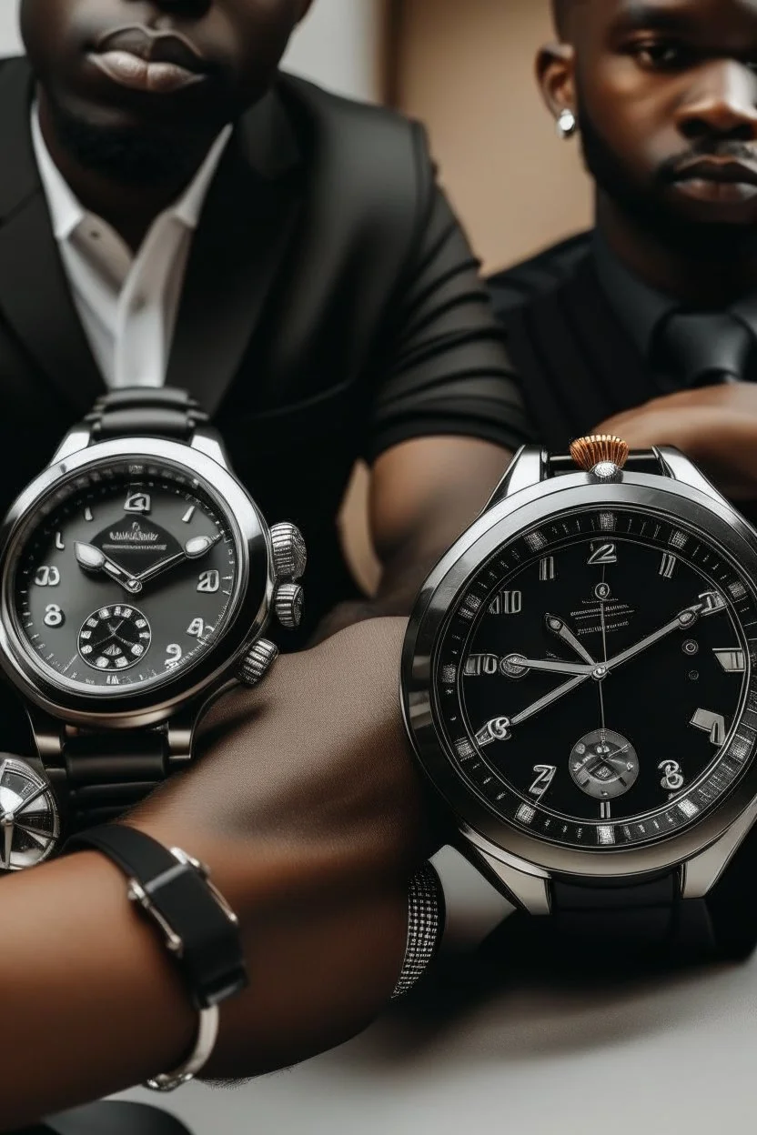 generate image of brand black owned watch companies which seem real for blog