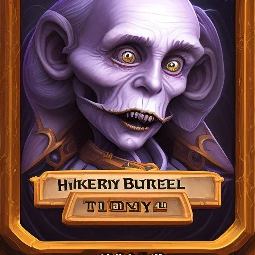 hearthstone card game hyper realistic tim burton