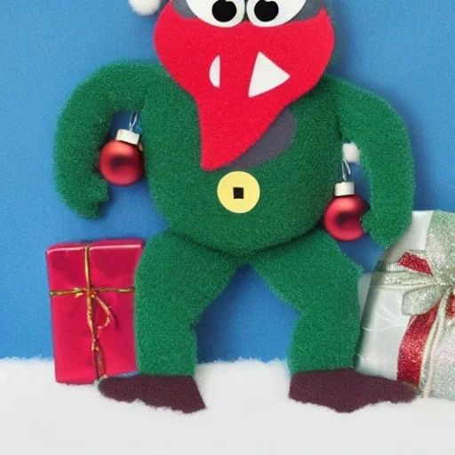 Hooks the Christmas monster