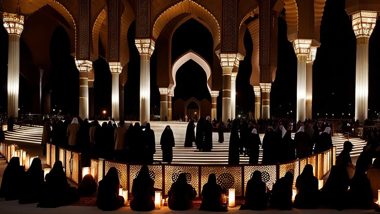 مراسم شب عروس در مسجد بزرگ ترکیه برای حضرت مولانا